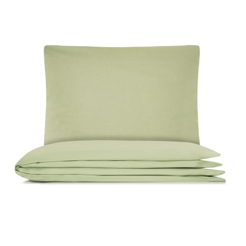Pościel Bawełniana 160x200 Zielony Mech + 2*50x60 Pościel Bawełniana 160x200 Zielony Mech + 2*50x60