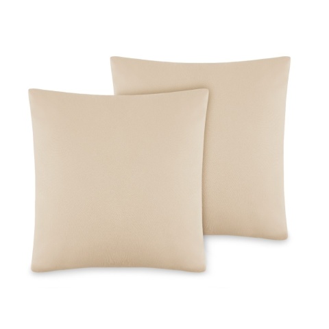 Poszewka Bawełniana 40x40 cm Beżowa 2 sztuki Poszewka Bawełniana 40x40 cm Beżowa 2 sztuki