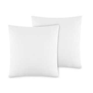 Poszewka Bawełniana 40x40 cm Biała 2 sztuki