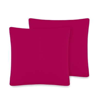 Poszewka Bawełniana 40x40 cm Malinowa 2 sztuki