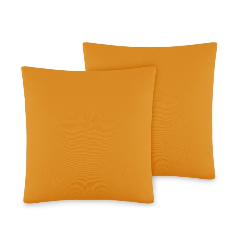 Poszewka Bawełniana 40x40 cm Musztarda 2 sztuki Poszewka Bawełniana 40x40 cm Musztarda 2 sztuki