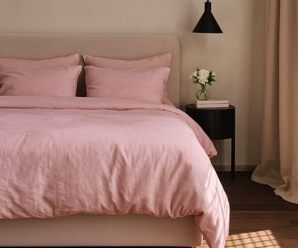 Pościel Bawełniana Pudrowy Róż