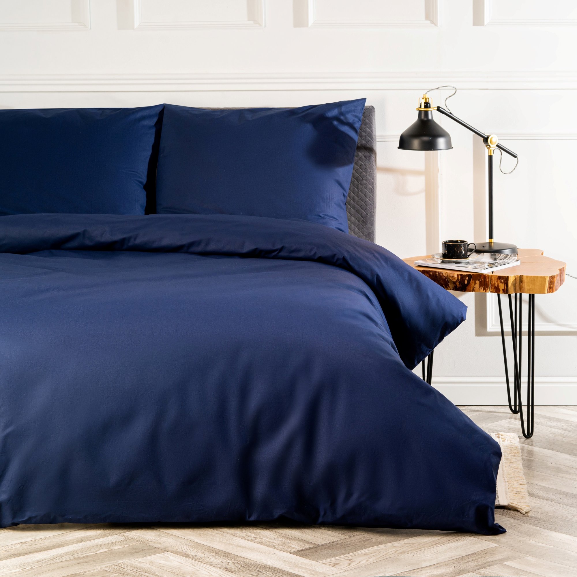 Pościel Bawełniana Granatowa - obrazek 4