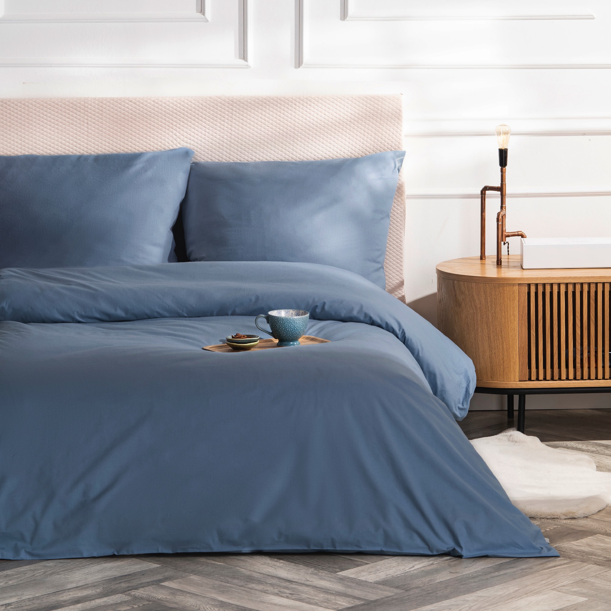 Pościel Bawełniana Niebieski Jeans - obrazek 5