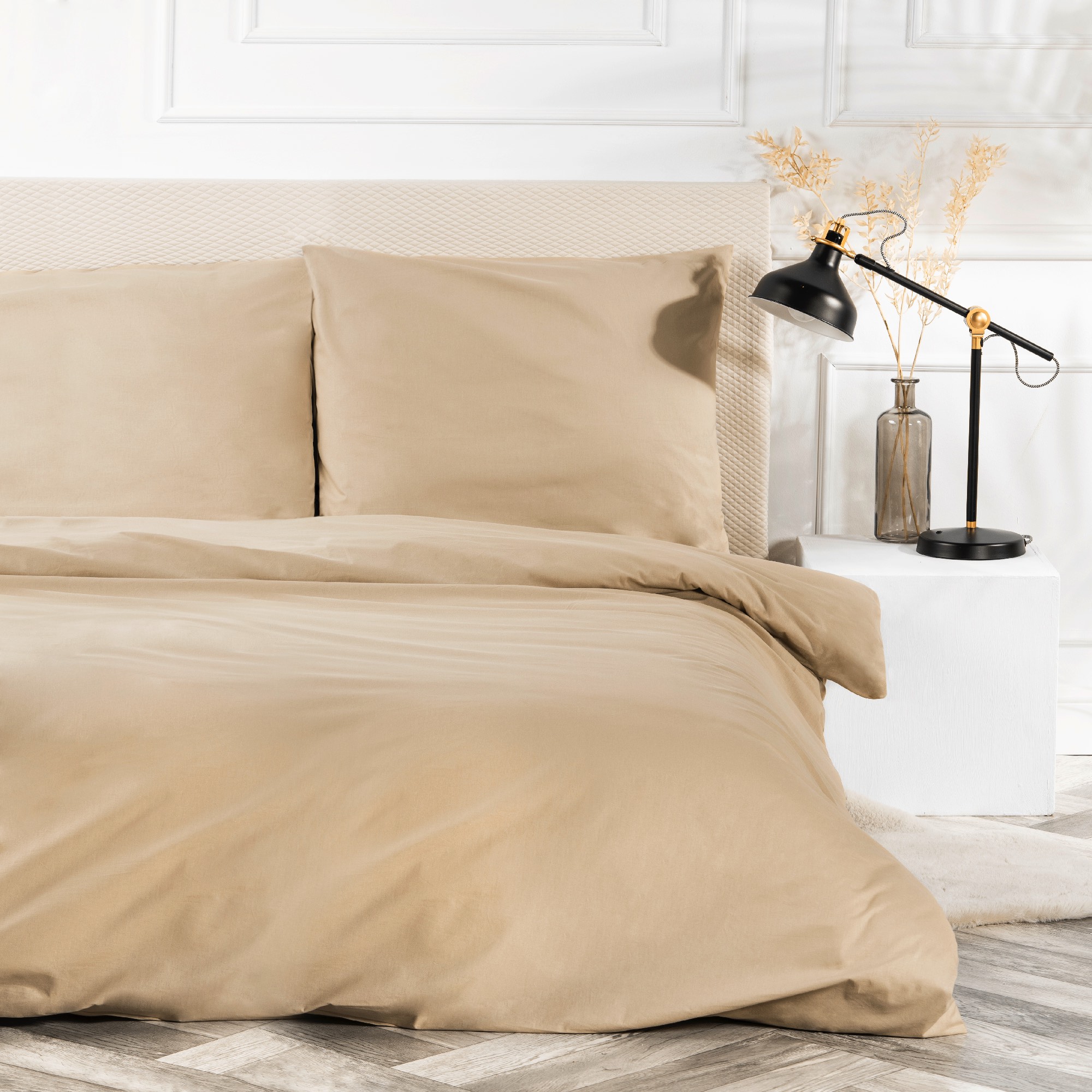 Pościel Bawełniana Beżowa - obrazek 4