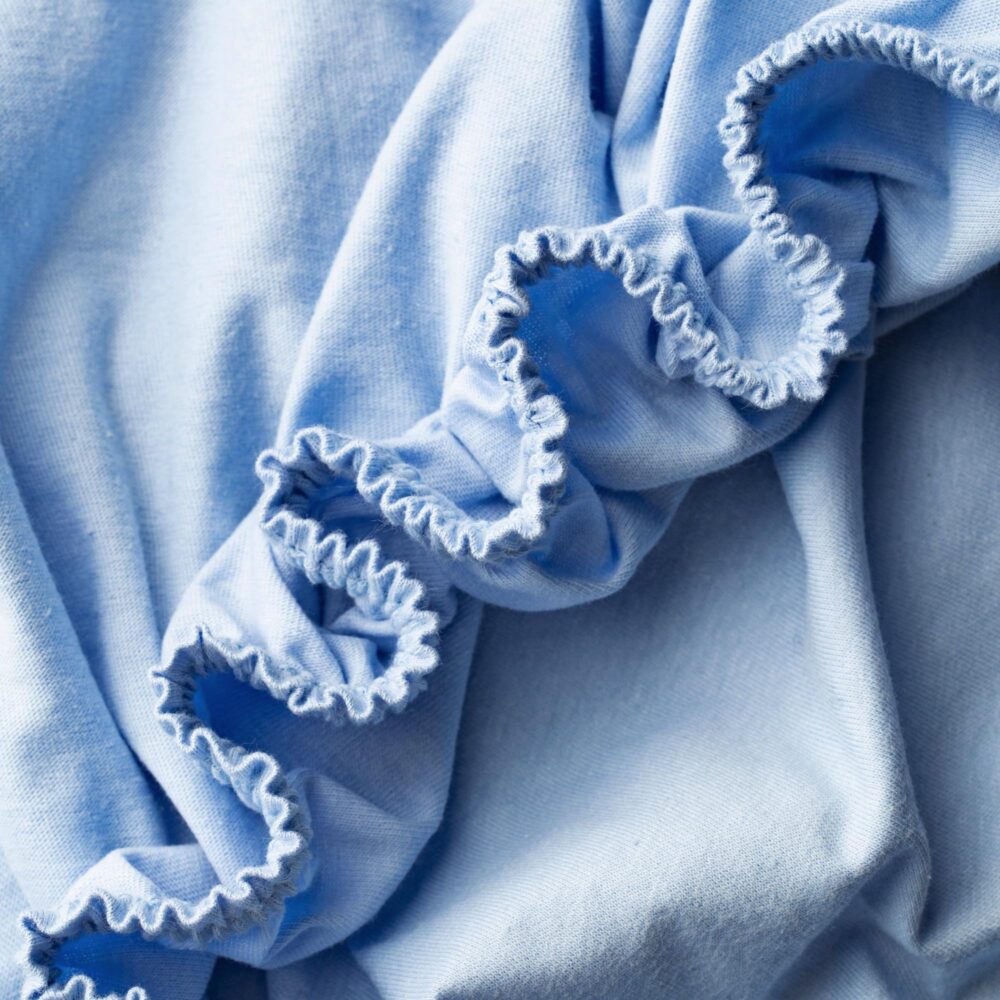 Prześcieradła z gumką Jersey Jasnoniebieskie