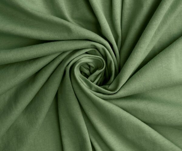 Prześcieradła z gumką Jersey Zielona Oliwka