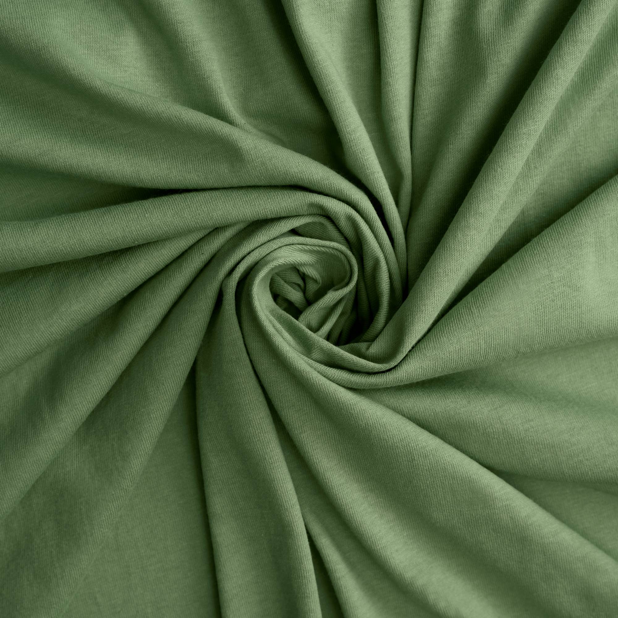 Prześcieradła z gumką Jersey Zielona Oliwka - obrazek 2