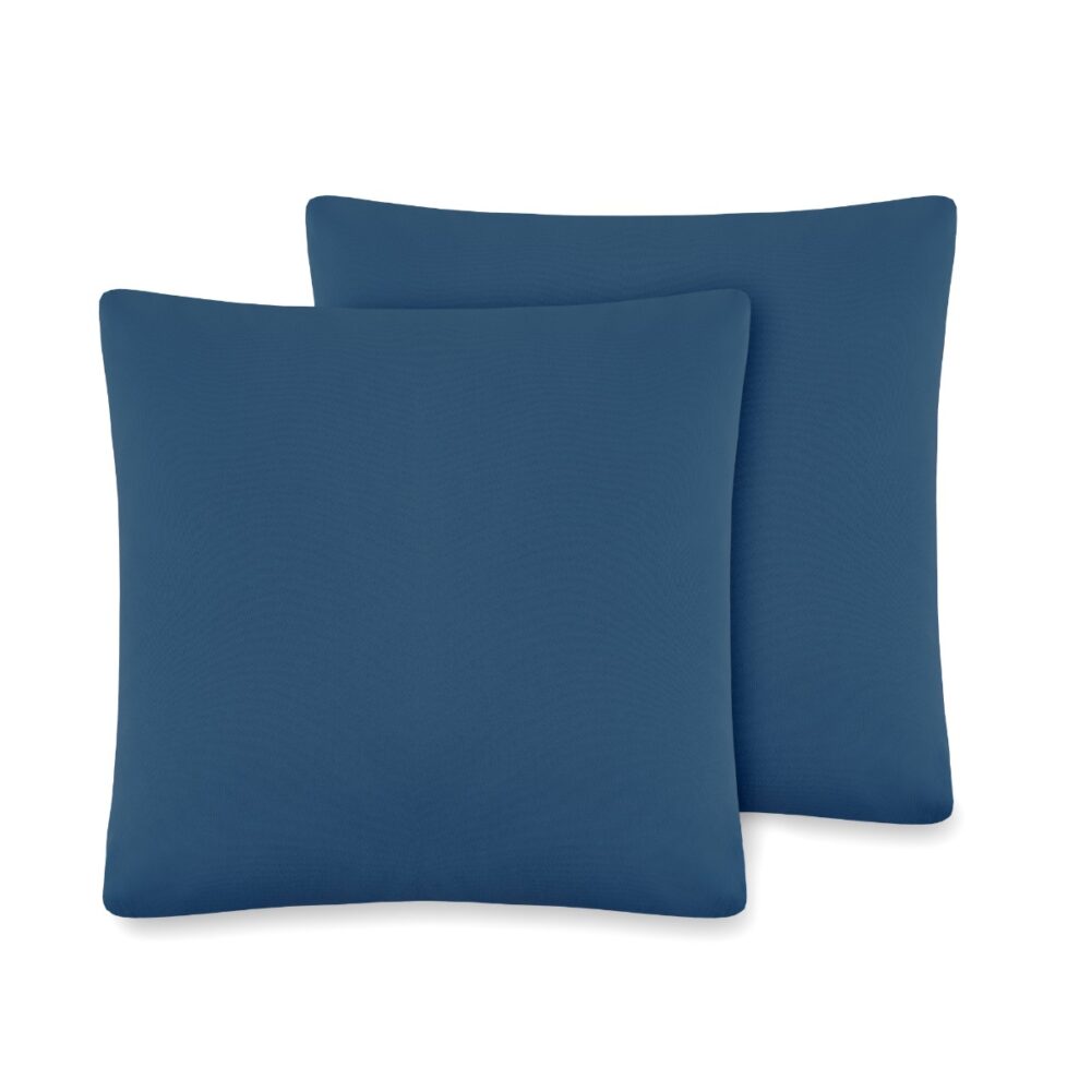 Poszewka Bawełniana 40×40 cm Ciemnoniebieski 2 sztuki