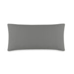 Poszewka Bawełniana 40x80 cm Jasnoszara