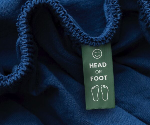 Prześcieradła z gumką Jersey Ciemnoniebieski