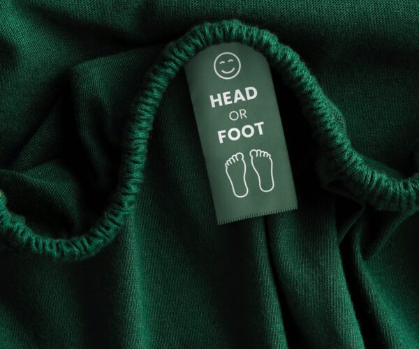 Prześcieradła z gumką Jersey Zielony Butelkowy