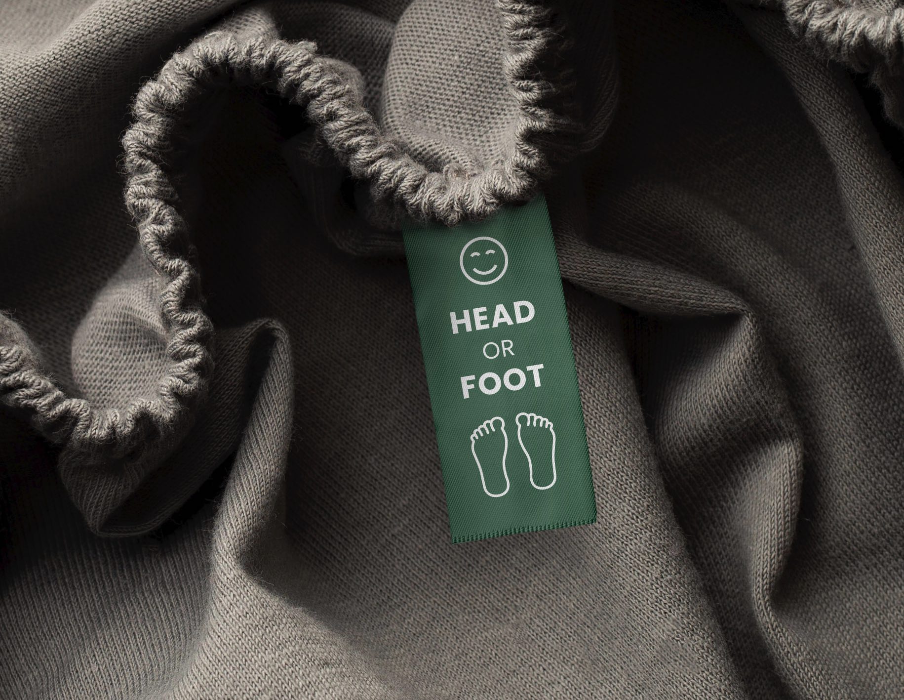 Prześcieradła z gumką Jersey Ciemnoszare - obrazek 3