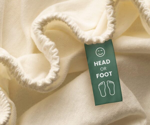 Prześcieradła z gumką Jersey Ecru