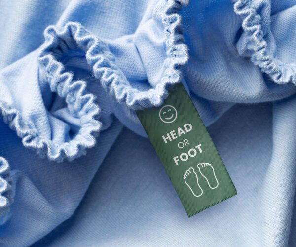 Prześcieradła z gumką Jersey Jasnoniebieskie