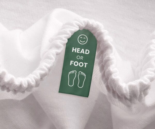 Prześcieradła z gumką Jersey Białe