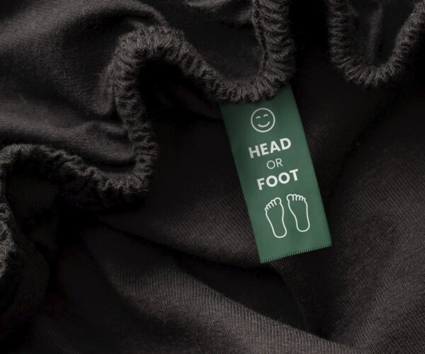 Prześcieradła z gumką Jersey Czarny