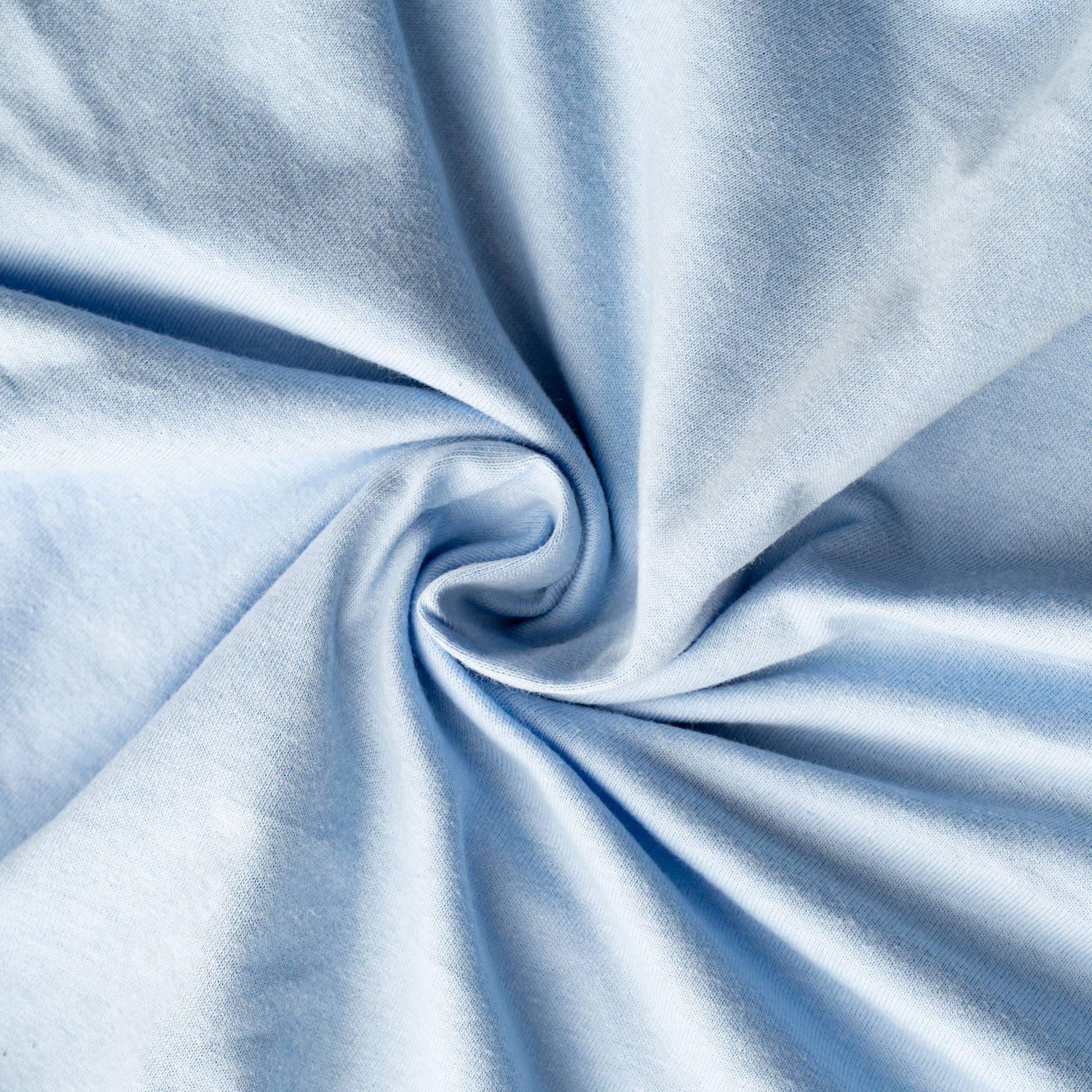 Prześcieradła z gumką Jersey Jasnoniebieskie - obrazek 4