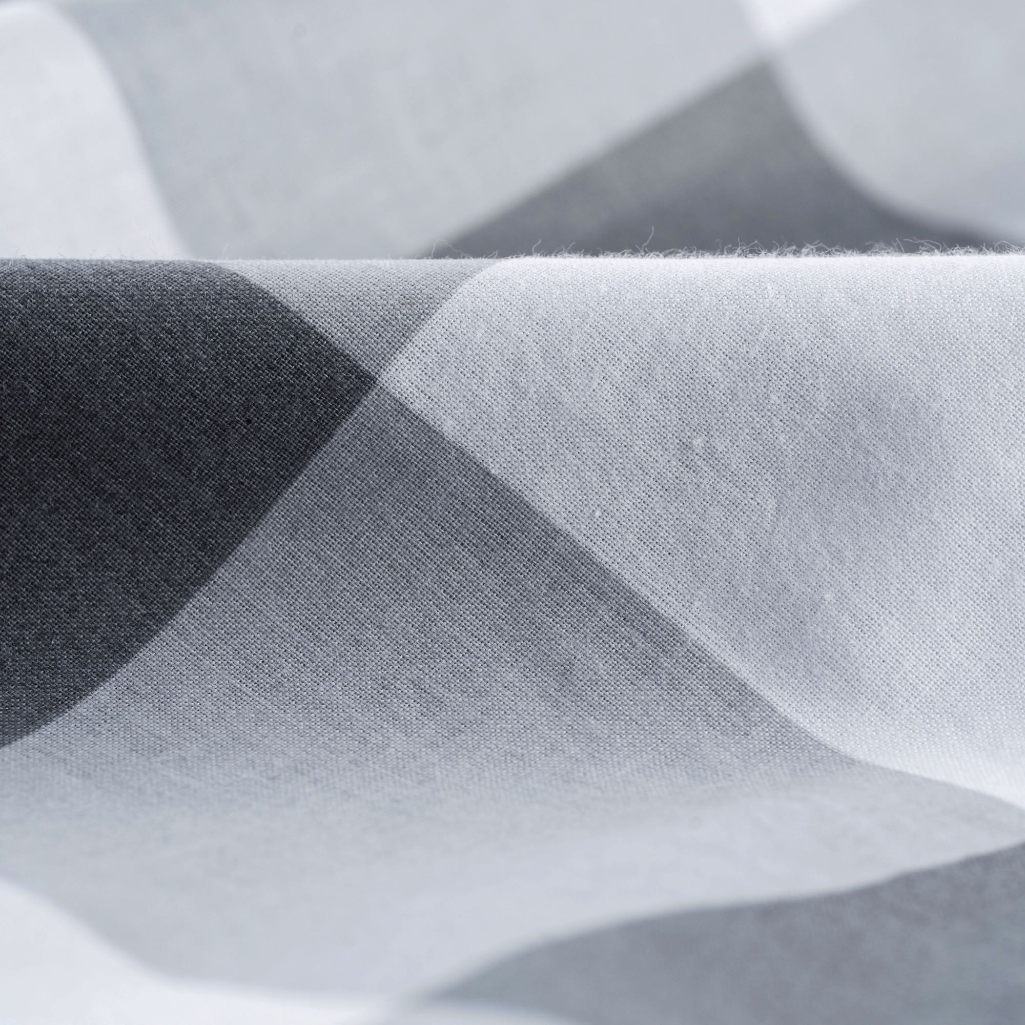 Poszewka Bawełniana 40x80 cm Szara Krata - obrazek 2