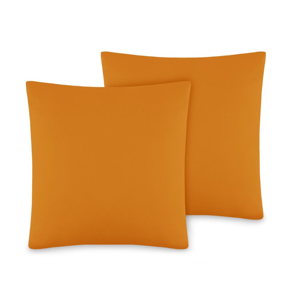 Poszewka Bawełniana 40×40 cm Musztarda 2 sztuki