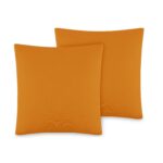 Poszewka Bawełniana 40x40 cm Musztarda 2 sztuki