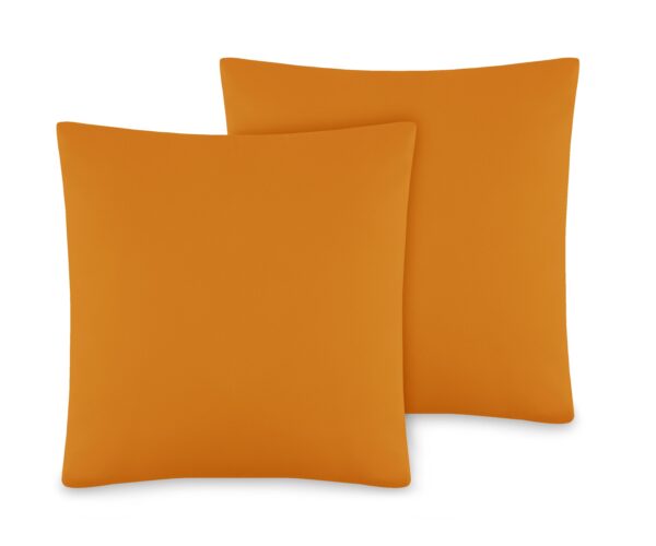 Poszewka Bawełniana 40×40 cm Musztarda 2 sztuki