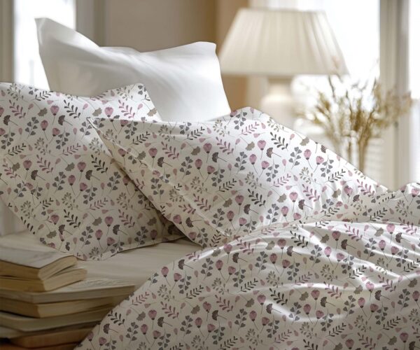 Pościel Bawełniana Pastelowe Gałązki